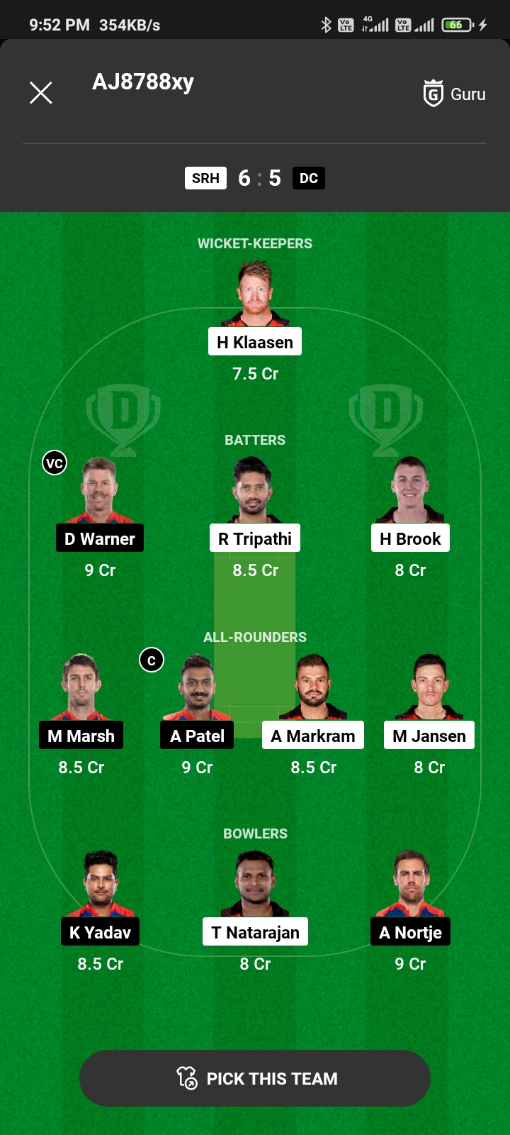 Today Dream11 Team Captain And Vice Captain: