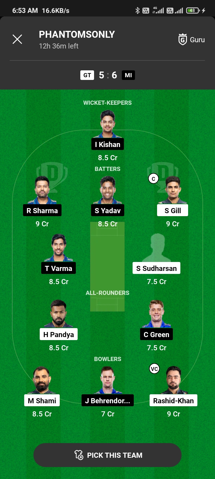 Today Dream11 Team Captain And Vice Captain