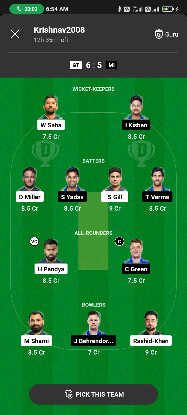 Today Dream11 Team Captain And Vice Captain