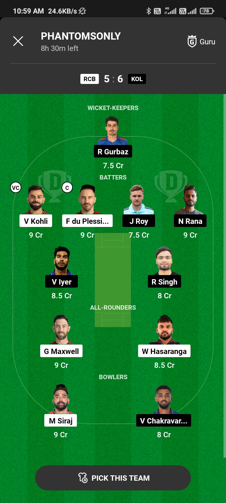 dream11 team prediction