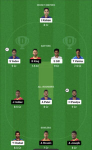 [08-Aug -2023] Today India vs West Indies Dream11 Capitan and Vice Captain: