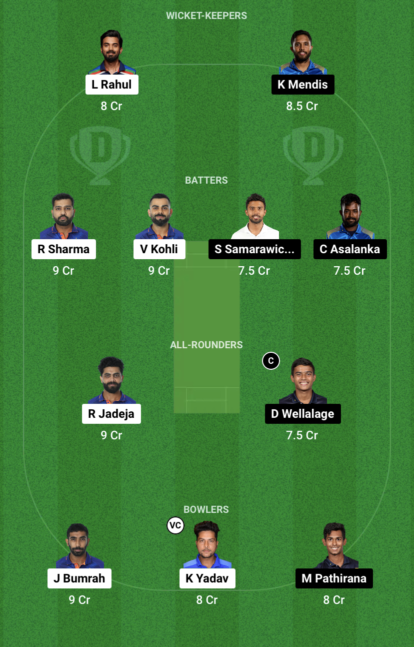 IND vs SL Final Match Asia Cup 2023 Dream11