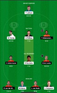 NZ vs NED ICC Cricket World Cup 2023, Dream11 Team Prediction