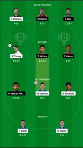 NZ vs BAN ICC Cricket World Cup 2023 Dream11 Team